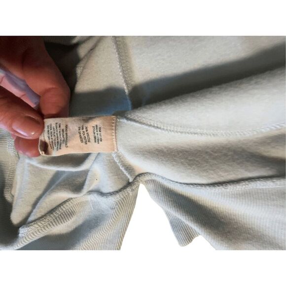 Soft surroundings long sleeve baby blue v neck - Picture 9 of 14